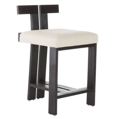 Arteriors - Counter Stool - Enola - Natural/Ebony/Antique Brass- Union Lighting Luminaires Decor