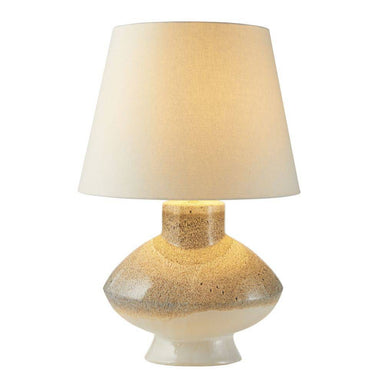 Arteriors - One Light Table Lamp - Ginn - Pebble Reactive/Antique Brass/Off-White/Off-White- Union Lighting Luminaires Decor