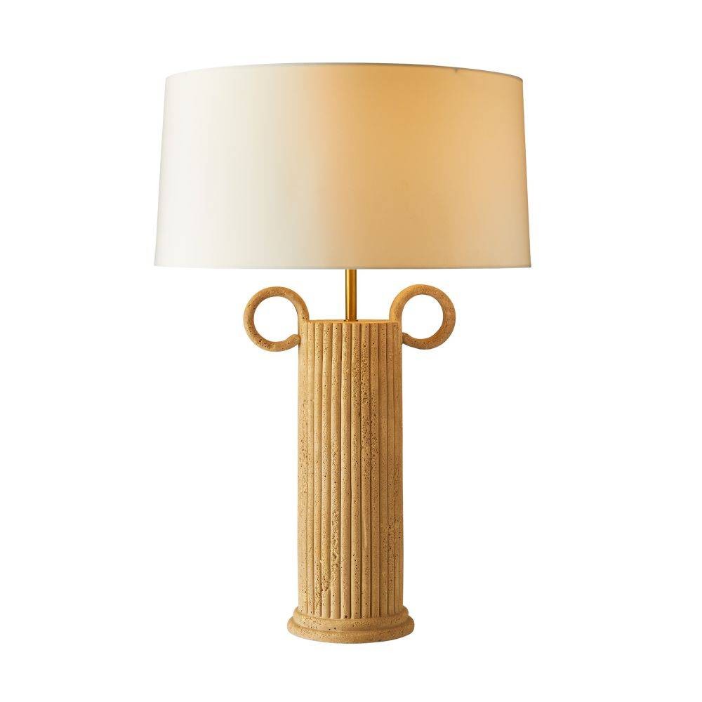 Arteriors - One Light Table Lamp - Eros - Sand/Antique Brass/Ivory/White- Union Lighting Luminaires Decor