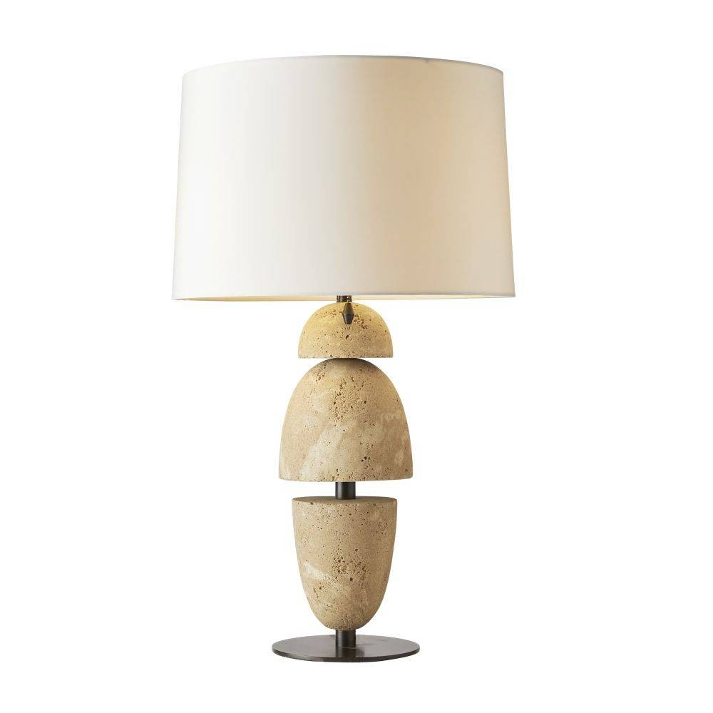 Arteriors - Two Light Table Lamp - Comal - Sand/Bronze/Bronze/Off-White/Off-White- Union Lighting Luminaires Decor