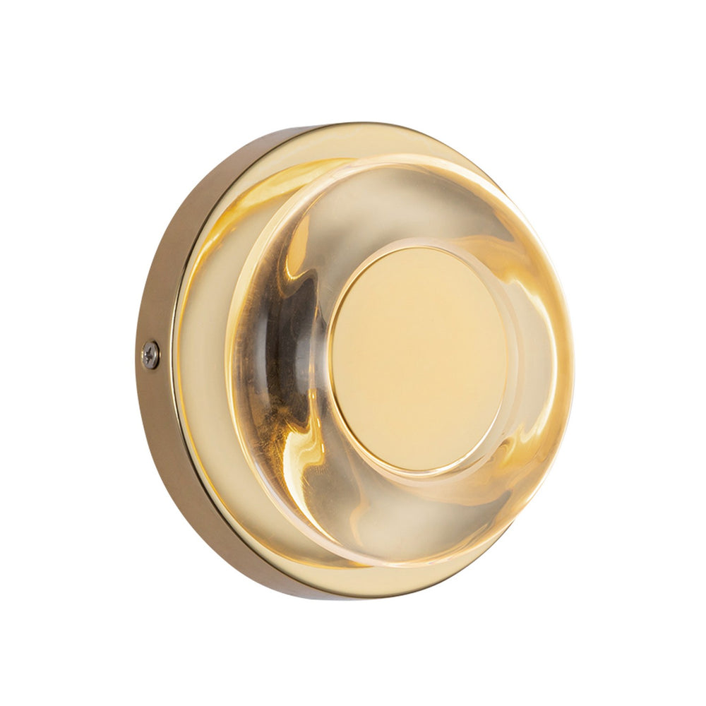 Kuzco Canada - LED Wall Sconce - Stephord - Metallic Brass/Clear Glass- Union Lighting Luminaires Decor