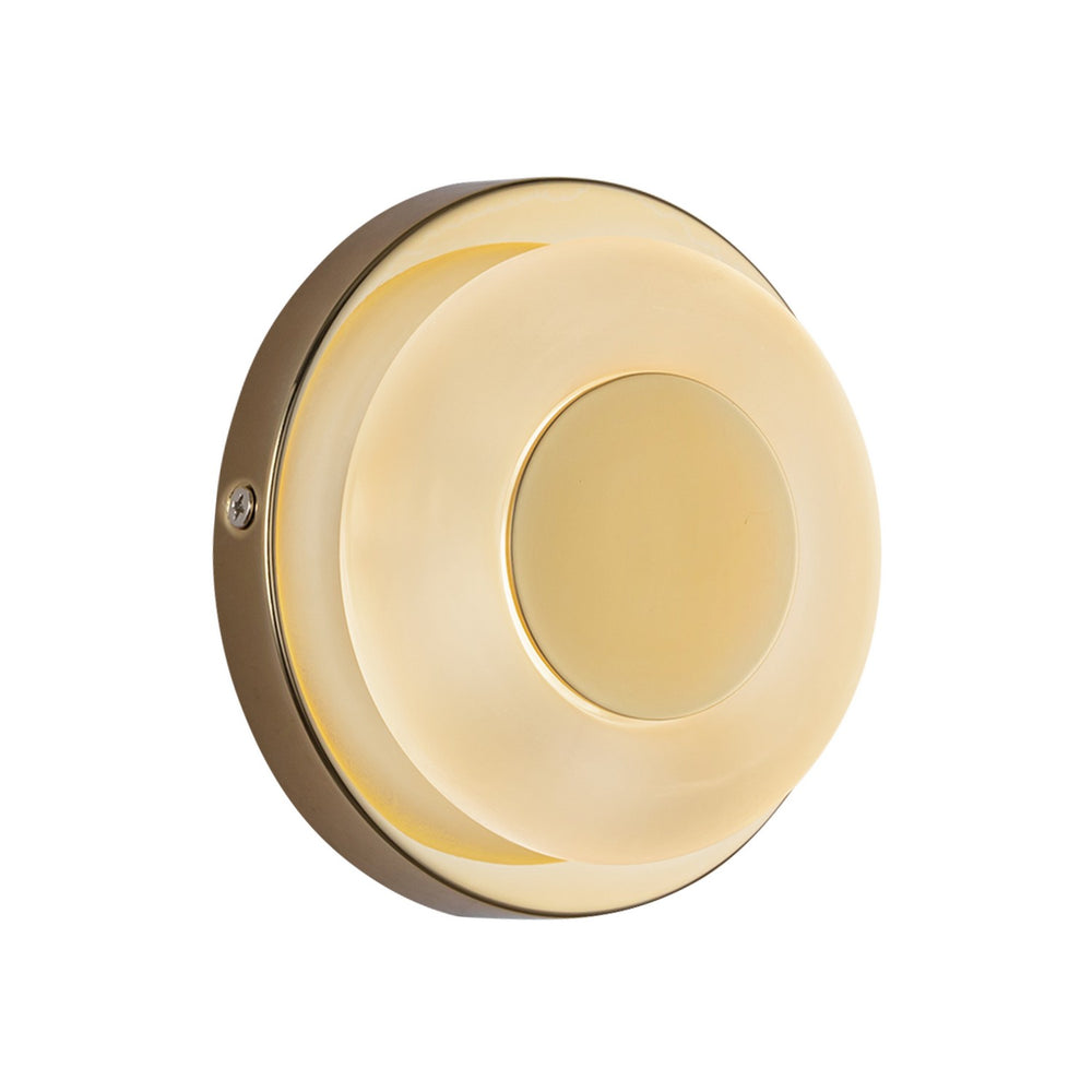Kuzco Canada - LED Wall Sconce - Stephord - Metallic Brass/Frosted Glass- Union Lighting Luminaires Decor