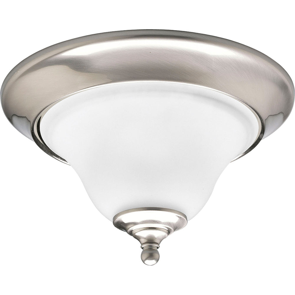 Progress Canada - One Light Flush Mount - Trinity - Brushed Nickel- Union Lighting Luminaires Decor