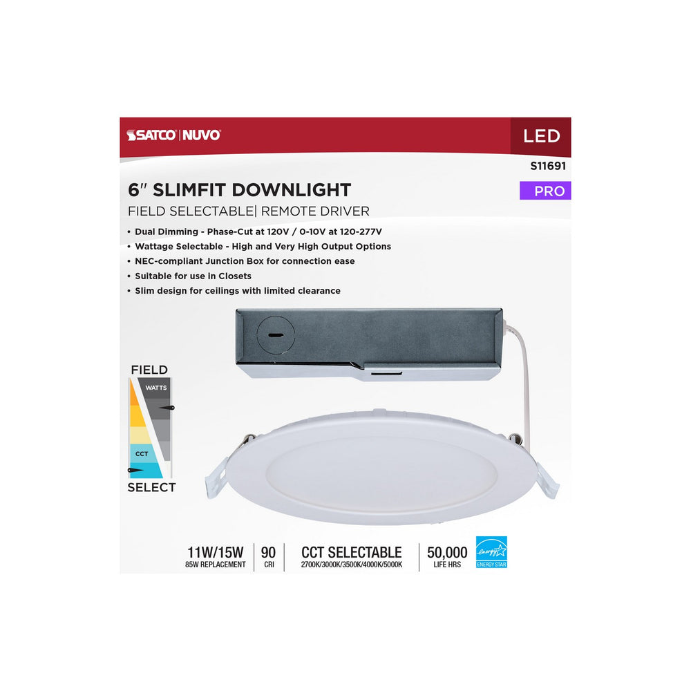 Satco Canada - LED Downlight - White- Union Lighting Luminaires Decor