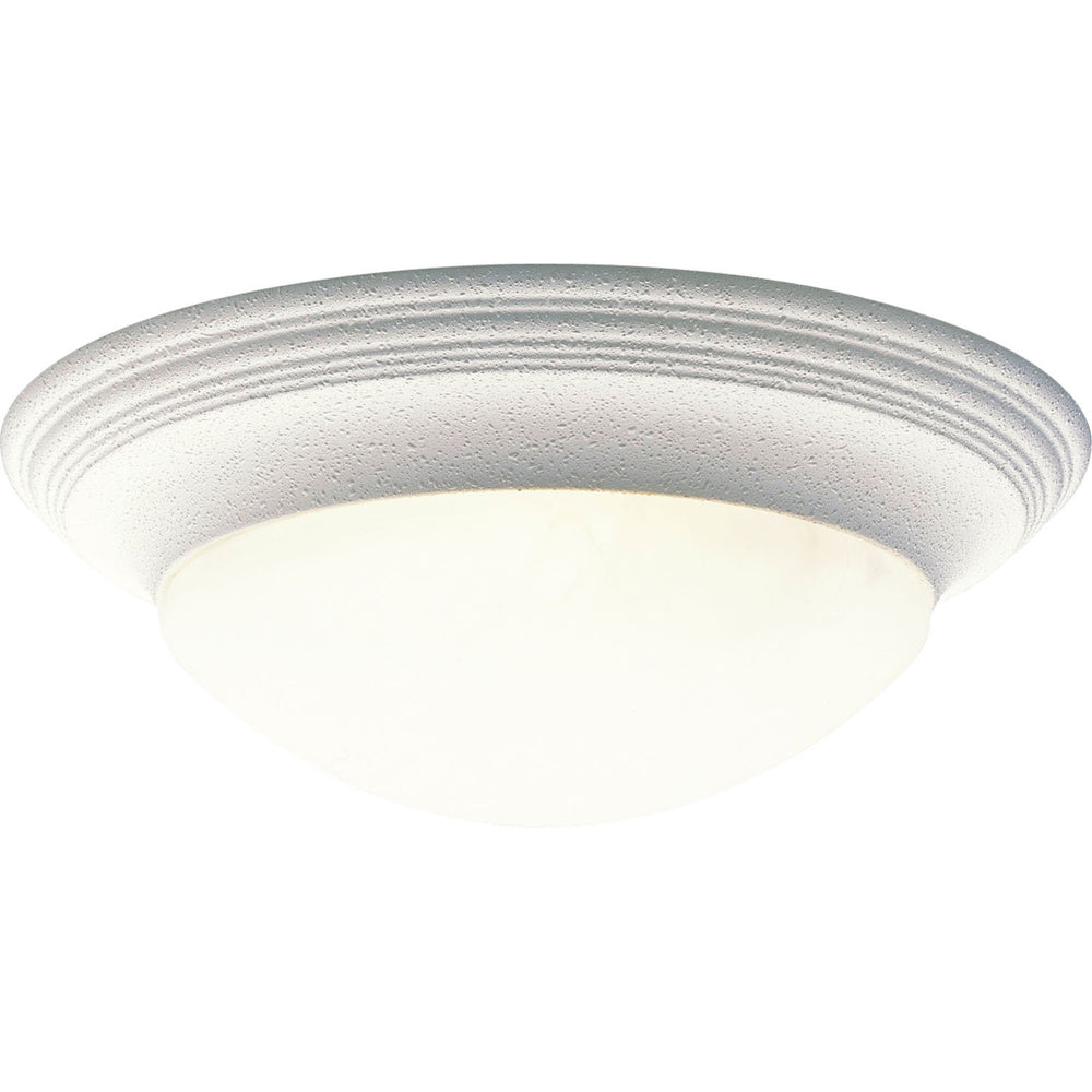 Progress Canada - Three Light Flush Mount - Alabaster Glass - White- Union Lighting Luminaires Decor