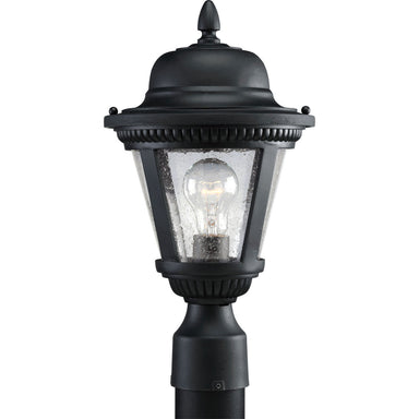 Progress Canada - One Light Post Lantern - Westport - Textured Black- Union Lighting Luminaires Decor