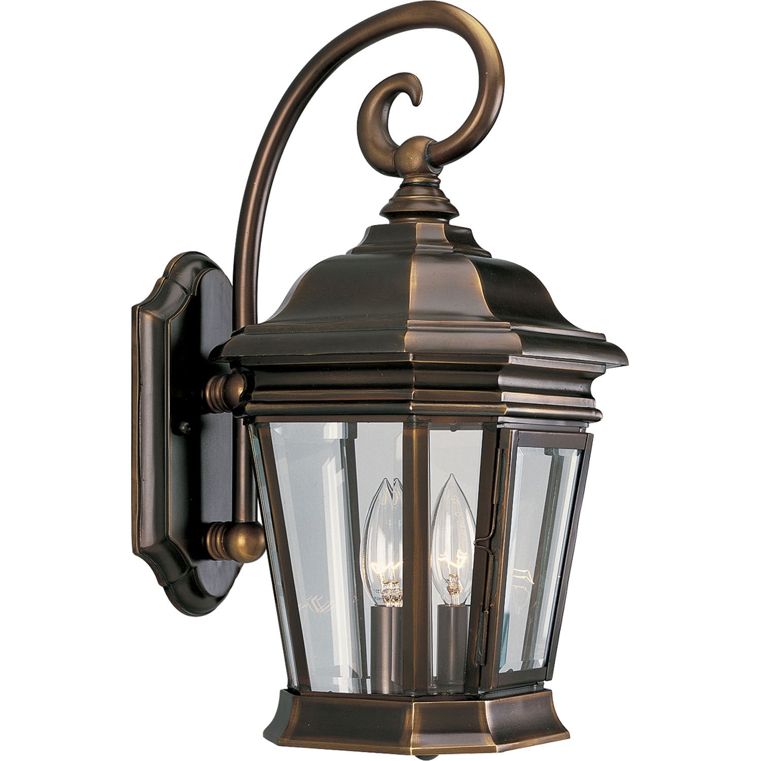 Progress Canada - Two Light Wall Lantern - Crawford - Oil Rubbed Bronze- Union Lighting Luminaires Decor