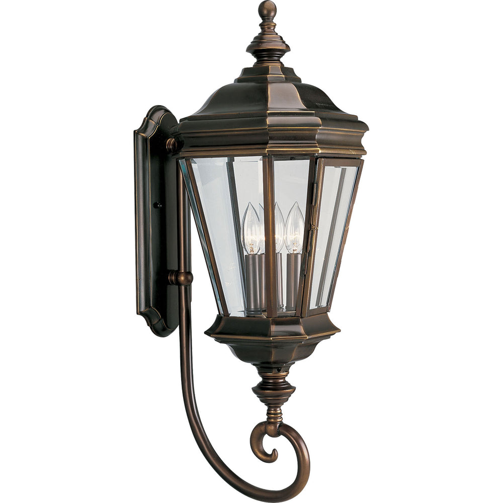 Progress Canada - Three Light Large Wall Lantern - Crawford - Oil Rubbed Bronze- Union Lighting Luminaires Decor