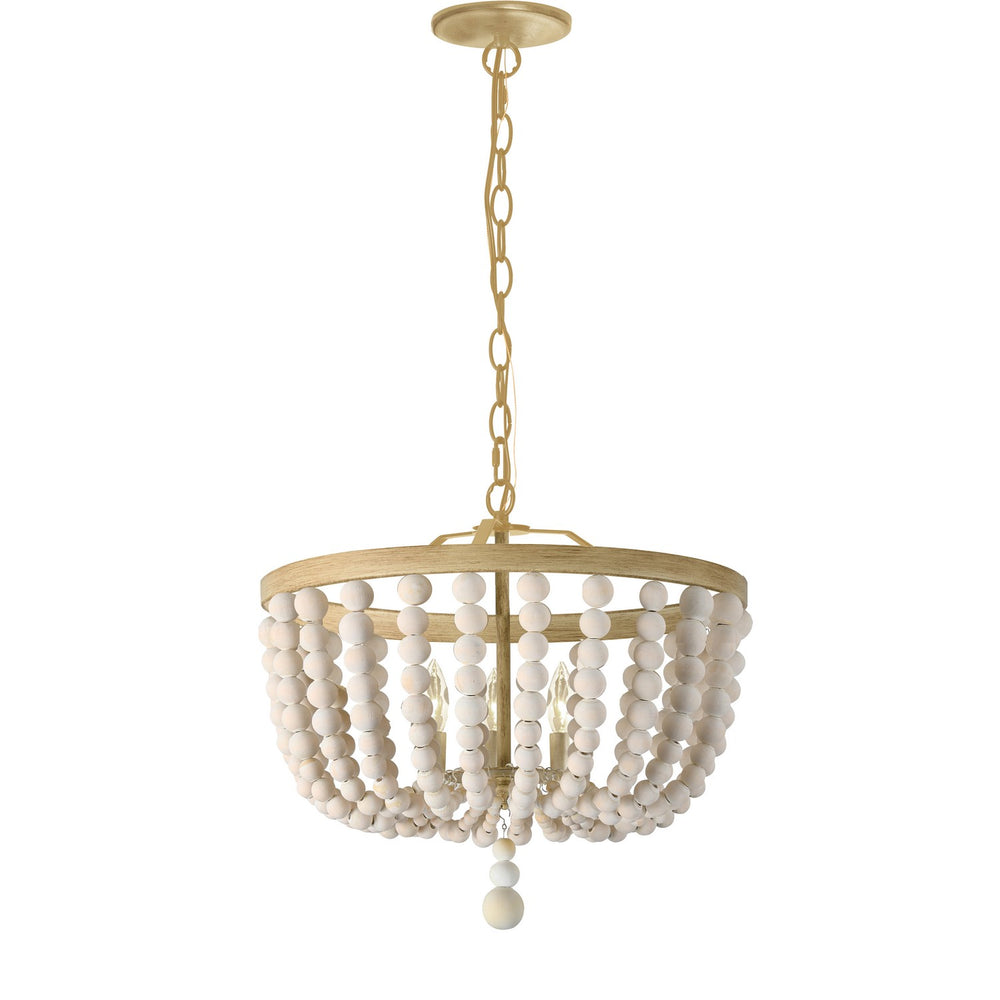 Dainolite Canada - Three Light Pendant - Bridget - White- Union Lighting Luminaires Decor