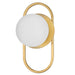 Dainolite Canada - One Light Wall Sconce - Burlat - White- Union Lighting Luminaires Decor