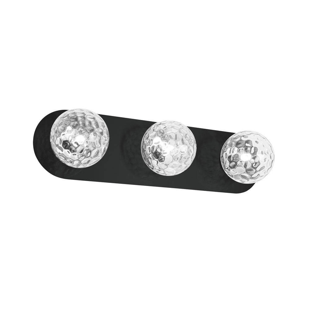 Dainolite Canada - Three Light Vanity - Burlat - Clear- Union Lighting Luminaires Decor