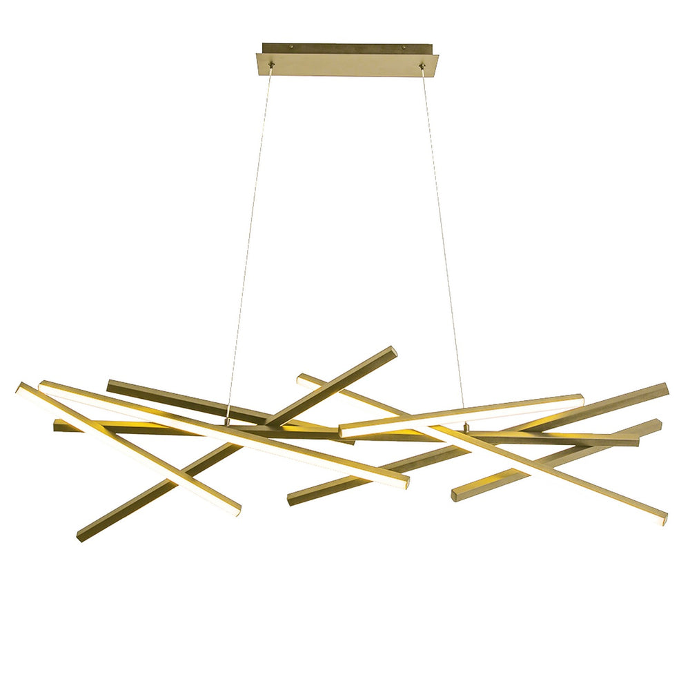 Dainolite Canada - LED Chandelier - Carly - Aged Brass- Union Lighting Luminaires Decor