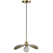 Dainolite Canada - One Light Pendant - Christobel - Aged Brass- Union Lighting Luminaires Decor