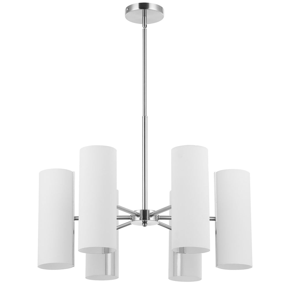 Dainolite Canada - Six Light Chandelier - Cleta - White- Union Lighting Luminaires Decor