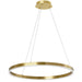 Dainolite Canada - LED Chandelier - Circulo - Aged Brass- Union Lighting Luminaires Decor