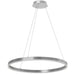 Dainolite Canada - LED Chandelier - Circulo - Silver- Union Lighting Luminaires Decor