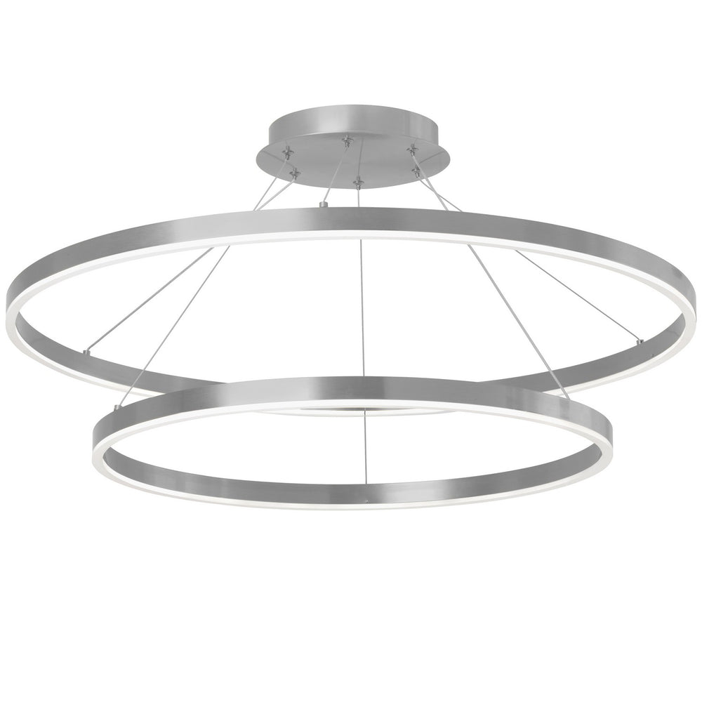 Dainolite Canada - LED Chandelier - Circulo - Silver- Union Lighting Luminaires Decor