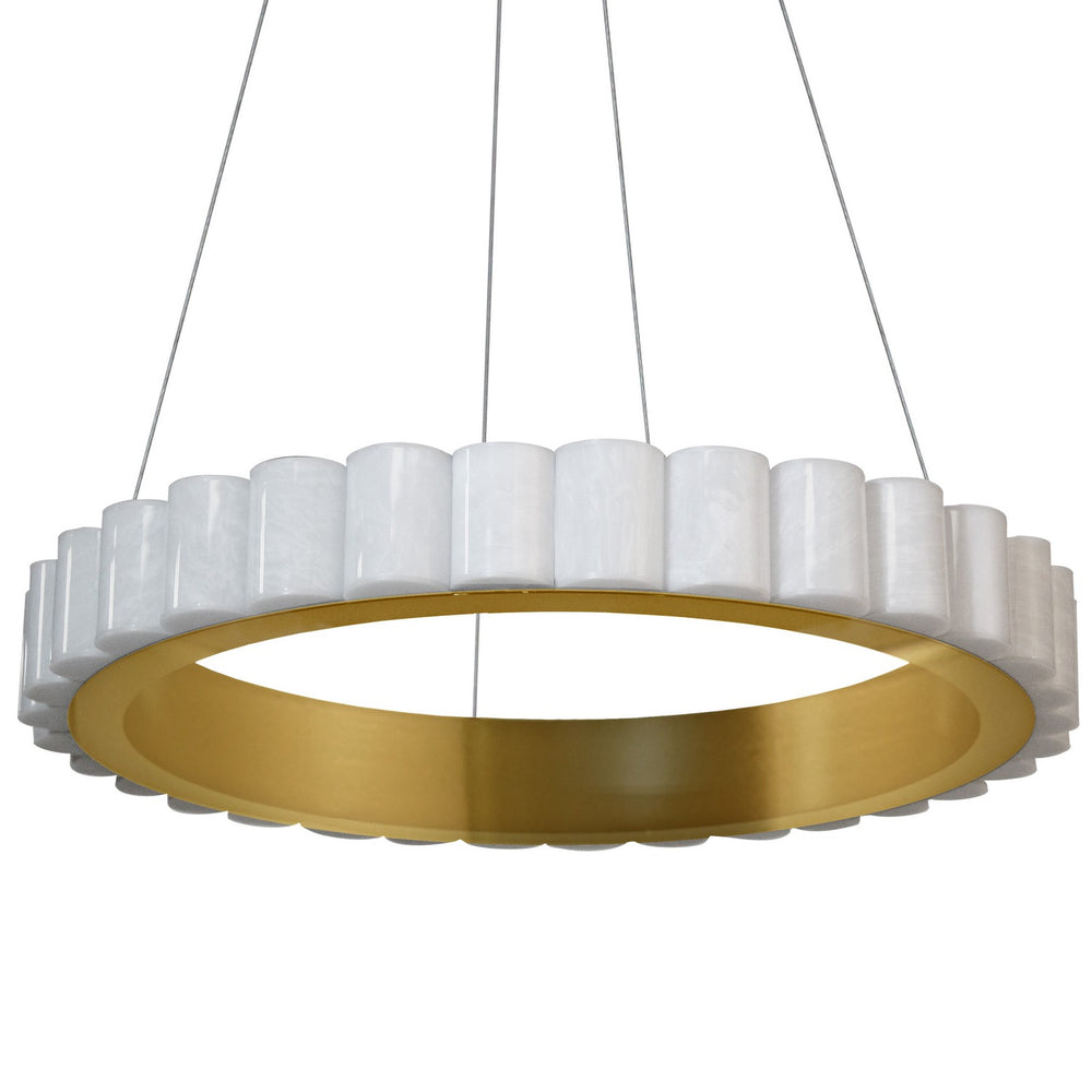 Dainolite Canada - LED Chandelier - Celeste - Alabaster- Union Lighting Luminaires Decor