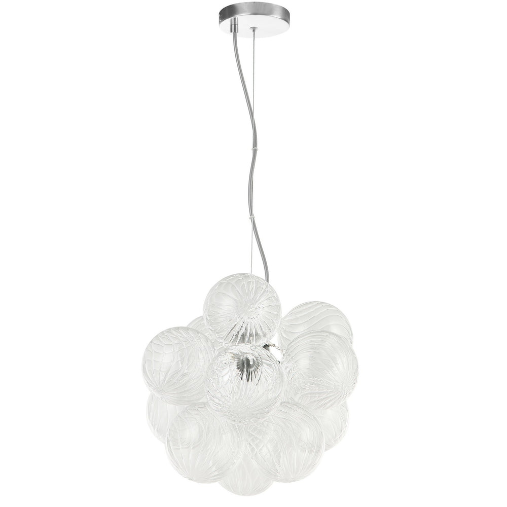 Dainolite Canada - Three Light Pendant - Charlize - Clear- Union Lighting Luminaires Decor
