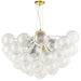 Dainolite Canada - 12 Light Chandelier - Charlize - Clear- Union Lighting Luminaires Decor