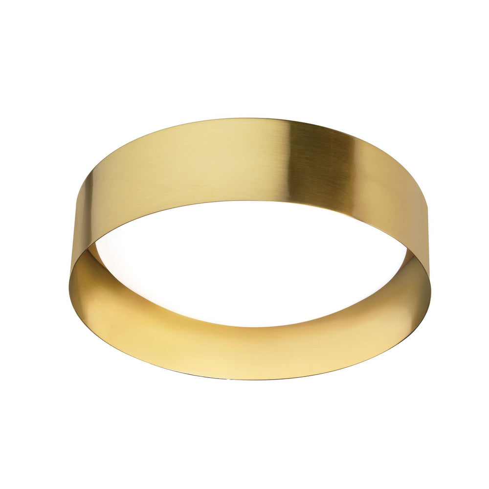 Dainolite Canada - LED Flush Mount - Carmen - Aged Brass- Union Lighting Luminaires Decor