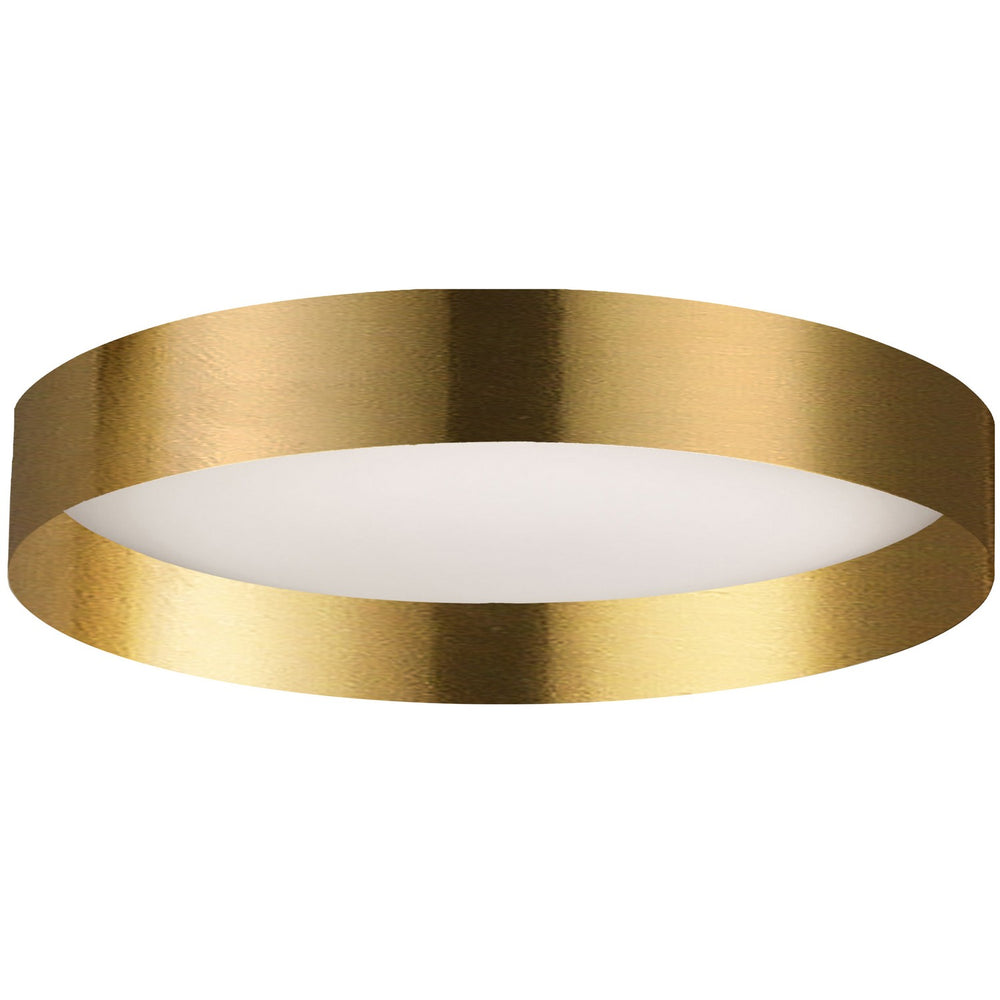 Dainolite Canada - LED Flush Mount - Carmen - Aged Brass- Union Lighting Luminaires Decor