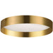Dainolite Canada - LED Flush Mount - Carmen - Aged Brass- Union Lighting Luminaires Decor