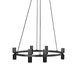 Dainolite Canada - 12 Light Chandelier - Cerelia - Matte Black- Union Lighting Luminaires Decor