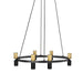 Dainolite Canada - 12 Light Chandelier - Cerelia - Matte Black- Union Lighting Luminaires Decor