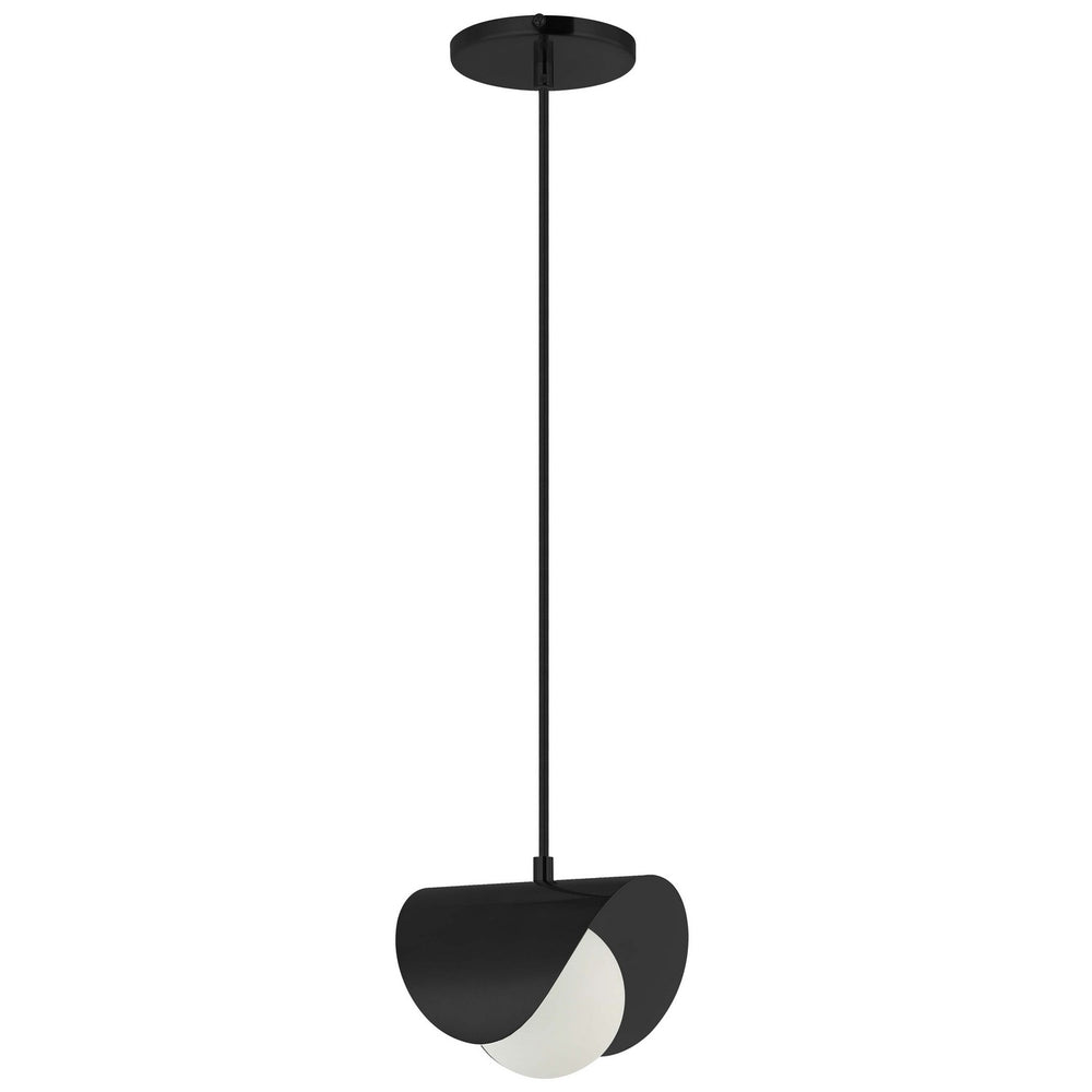 Dainolite Canada - One Light Pendant - Cresent - Matte Black- Union Lighting Luminaires Decor