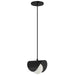 Dainolite Canada - One Light Pendant - Cresent - Matte Black- Union Lighting Luminaires Decor