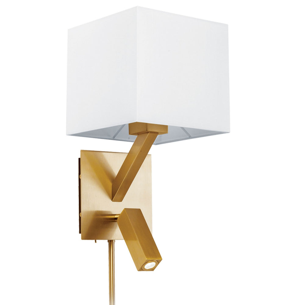 Dainolite Canada - One Light Wall Sconce - Aged Brass- Union Lighting Luminaires Decor