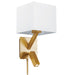 Dainolite Canada - One Light Wall Sconce - Aged Brass- Union Lighting Luminaires Decor
