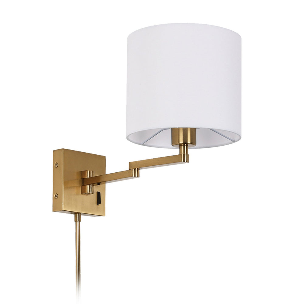 Dainolite Canada - One Light Wall Sconce - Aged Brass- Union Lighting Luminaires Decor