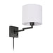 Dainolite Canada - One Light Wall Sconce - Matte Black- Union Lighting Luminaires Decor