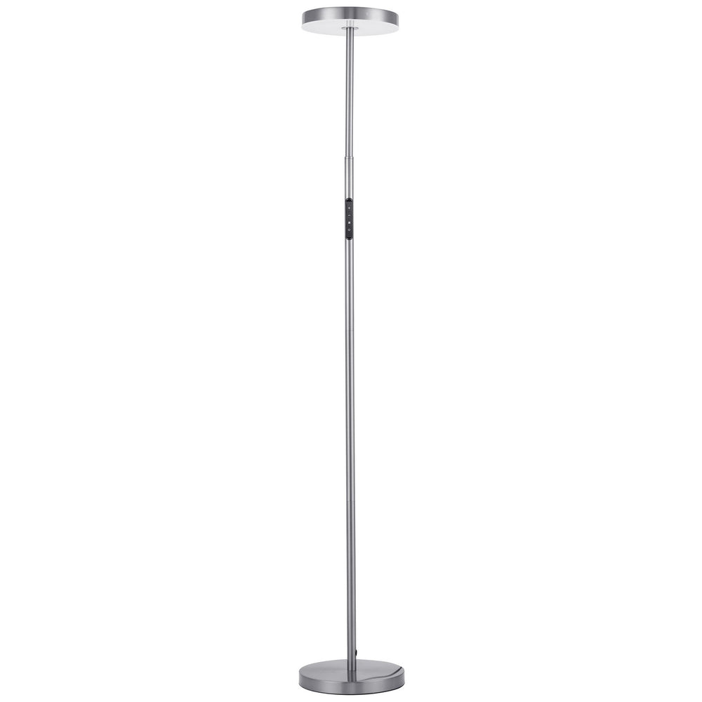Dainolite Canada - LED Floor Lamp - Francine - Satin Nickel- Union Lighting Luminaires Decor