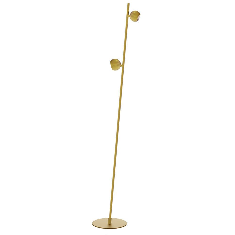 Dainolite Canada - LED Floor Lamp - Fernanda - Aged Brass- Union Lighting Luminaires Decor