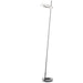 Dainolite Canada - LED Floor Lamp - Finley - Satin Chrome- Union Lighting Luminaires Decor