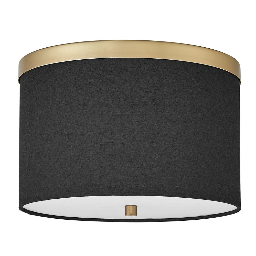 Dainolite Canada - Two Light Flush Mount - Frederica - Black- Union Lighting Luminaires Decor