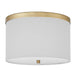 Dainolite Canada - Two Light Flush Mount - Frederica - White- Union Lighting Luminaires Decor