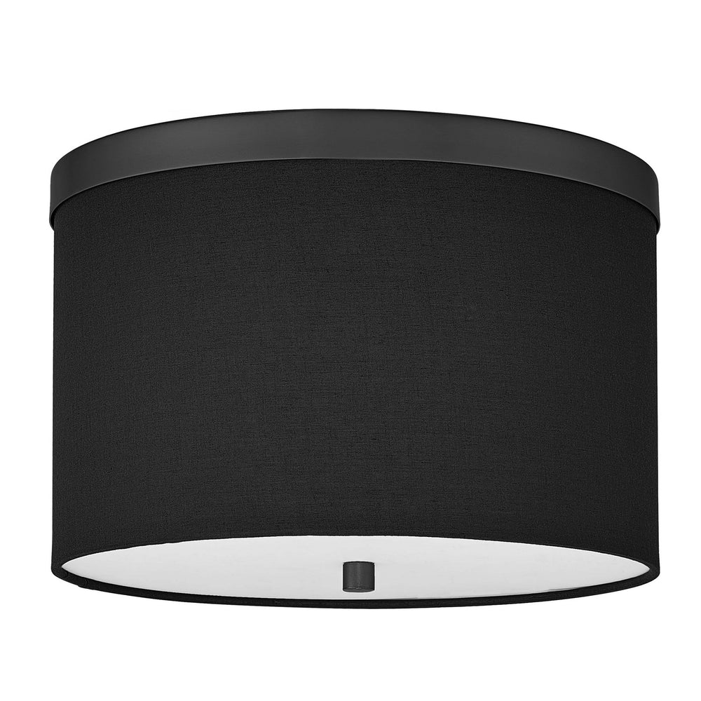 Dainolite Canada - Two Light Flush Mount - Frederica - Black- Union Lighting Luminaires Decor