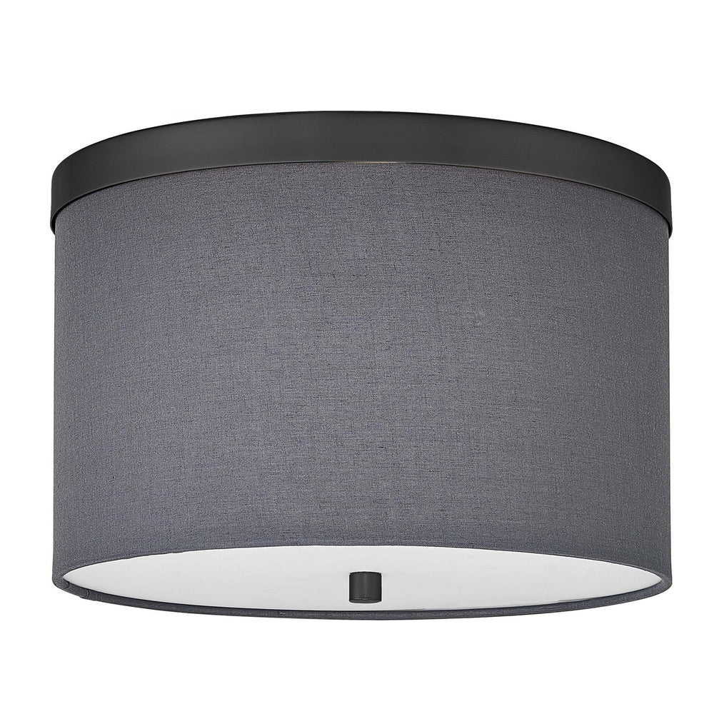 Dainolite Canada - Two Light Flush Mount - Frederica - Grey- Union Lighting Luminaires Decor