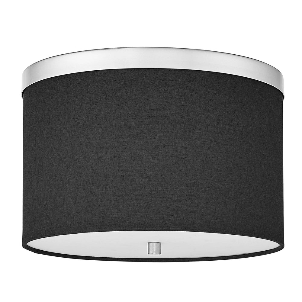 Dainolite Canada - Two Light Flush Mount - Frederica - Black- Union Lighting Luminaires Decor