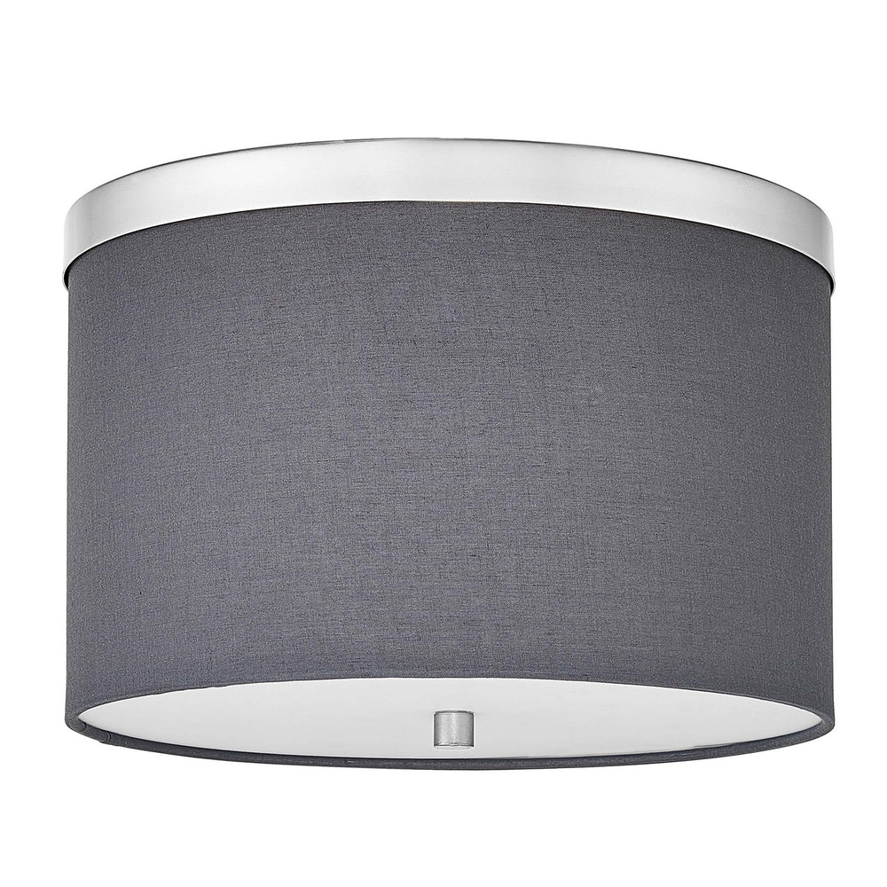 Dainolite Canada - Two Light Flush Mount - Frederica - Grey- Union Lighting Luminaires Decor
