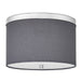 Dainolite Canada - Two Light Flush Mount - Frederica - Grey- Union Lighting Luminaires Decor