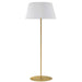 Dainolite Canada - One Light Floor Lamp - Gretchen - Aged Brass- Union Lighting Luminaires Decor