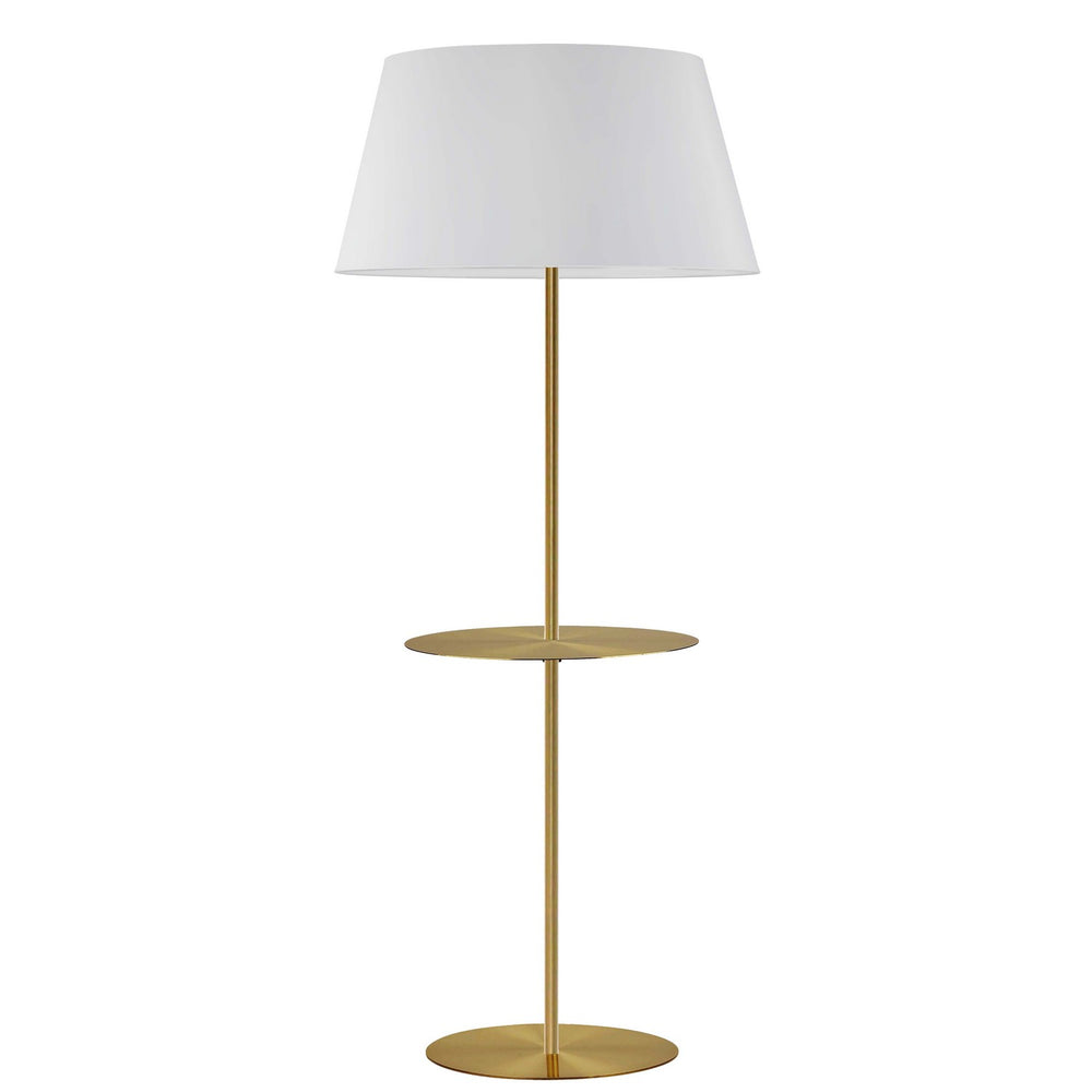 Dainolite Canada - One Light Floor Lamp - Gretchen - Aged Brass- Union Lighting Luminaires Decor