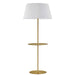 Dainolite Canada - One Light Floor Lamp - Gretchen - Aged Brass- Union Lighting Luminaires Decor
