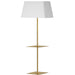 Dainolite Canada - One Light Floor Lamp - Gretchen - Aged Brass- Union Lighting Luminaires Decor