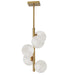 Dainolite Canada - Five Light Pendant - Giovanna - Alabaster- Union Lighting Luminaires Decor